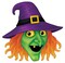 12.25"x12" Metal Embossed Witch Halloween Sign – Fun & Festive Wall Decor | TCT Crafts I MD1379A1